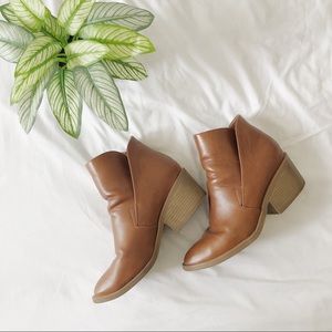 Brown booties
